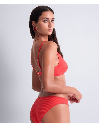 Bas De Maillot Slip Brésilien, Sun Pop - Coral, Aubade 6R22-CORA