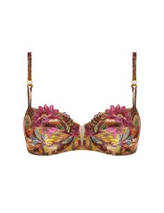 Soutien-Gorge Corbeille, Danse des Fleurs - Fushia Vert, ACJ3037-FE