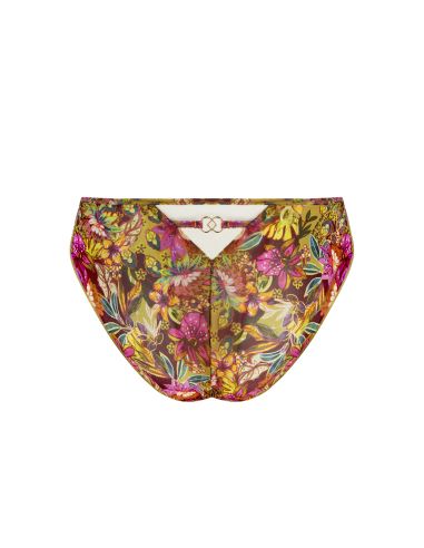 Slip Séduction, Danse des Fleurs - Fushia Vert, ACJ0737-FE