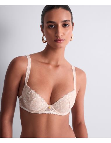 Soutien-Gorge Plunge Foulard, Iconic Calypso, Aubade 6CN08-DUNN