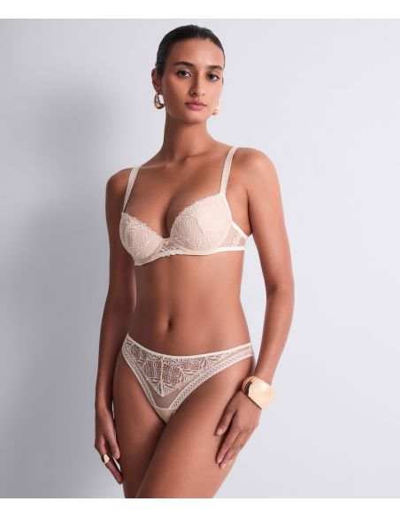 Soutien-Gorge Plunge Foulard, Iconic Calypso, Aubade 6CN08-DUNN