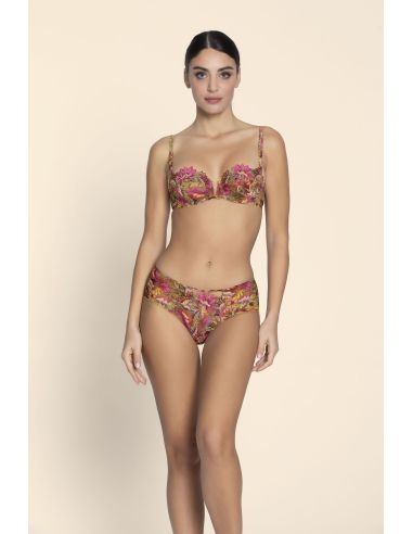 Soutien-Gorge Corbeille, Danse des Fleurs - Fushia Vert, ACJ3037-FE