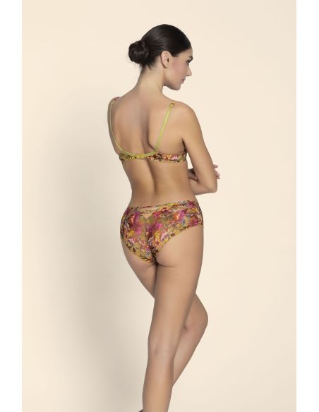 Soutien-Gorge Armature, Danse des Fleurs - Fushia Vert, ACJ6037-FE