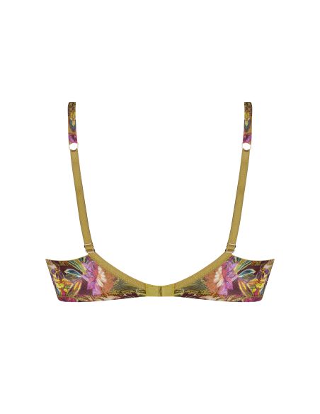 Soutien-Gorge Armature, Danse des Fleurs - Fushia Vert, ACJ6037-FE