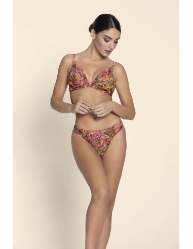 Glam Bra, Danse des Fleurs - Fushia Vert, ACJ7437-FE