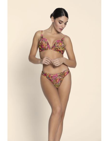 Soutien-Gorge Glam, Danse des Fleurs - Fushia Vert, ACJ7437-FE