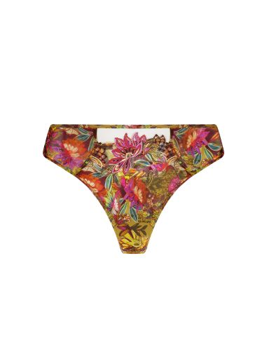 Thong, Danse des Fleurs - Fushia Vert, ACJ0037-FE