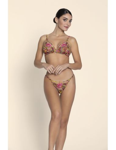 Mini String, Danse des Fleurs - Fushia Vert, ACJ0937-FE