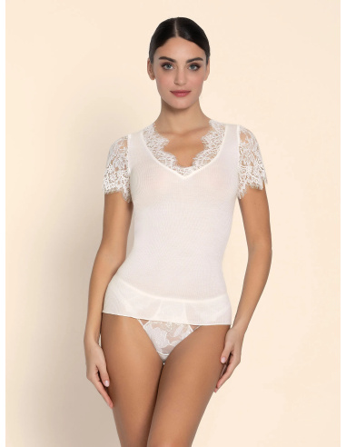 Top Manches Courtes, Plaisir Caresse, ANJ9110-EN