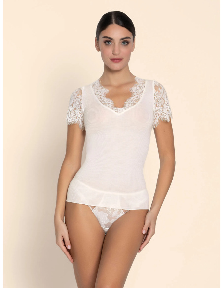 Top Manches Courtes, Plaisir Caresse, ANJ9110-EN