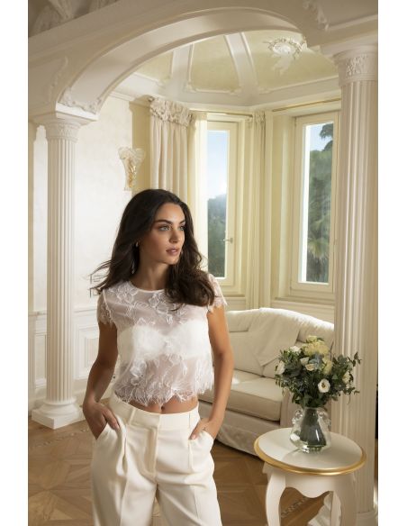 Top, Sublime Organza - Ecru Nacre, Lise Charmel ALJ5082-EN