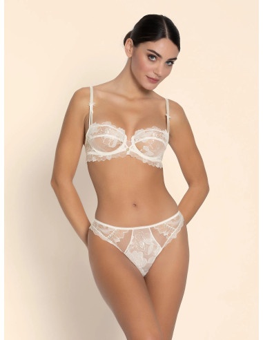 Half Cup Bra, Sublime Organza - Ecru Nacre, Lise Charmel ACJ3082-EN