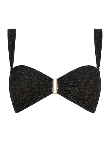 Haut De Maillot Bandeau Coque Amovible, Golden Horizon, Aubade 6S06-O-BLAK