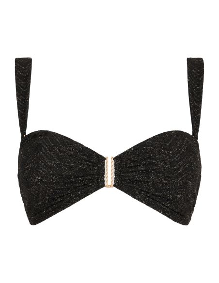 Haut De Maillot Bandeau Coque Amovible, Golden Horizon, Aubade 6S06-O-BLAK