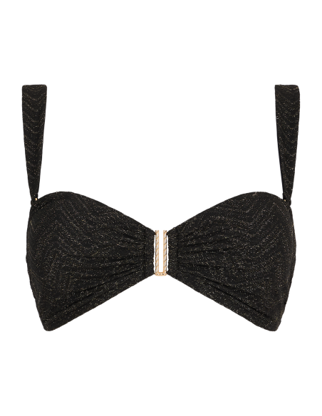 Haut De Maillot Bandeau Coque Amovible, Golden Horizon, Aubade 6S06-O-BLAK