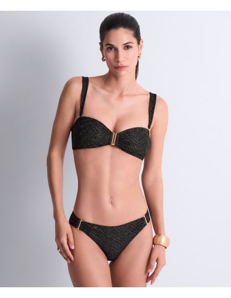 Haut De Maillot Bandeau Coque Amovible, Golden Horizon, Aubade 6S06-O-BLAK