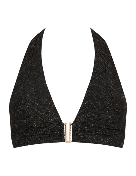 Haut De Maillot Triangle Souple, Golden Horizon, Aubade 6S10-BLAK