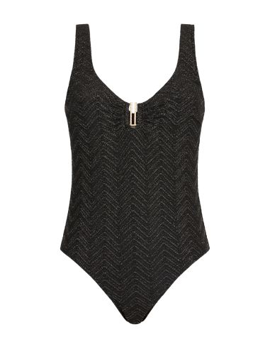 Maillot De Bain 1 Pièce Nageur Armatures, Golden Horizon, Aubade 6S55-BLAK