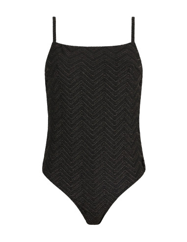 Maillot De Bain 1Pièce Nageur Souple, Golden Horizon, Aubade 6S67-BLAK