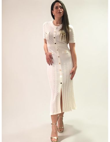 Robe, Textile - Grace, ROBEGRACTEXT-ECRU