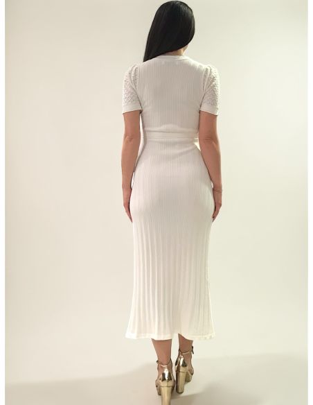 Robe, Textile - Grace, ROBEGRACTEXT-ECRU