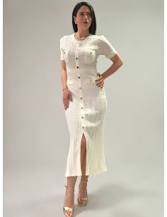 Robe, Textile - Grace, ROBEGRACTEXT-ECRU 2