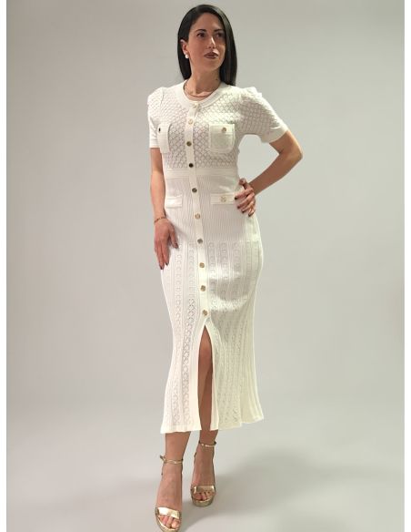 Robe, Textile - Grace, ROBEGRACTEXT-ECRU