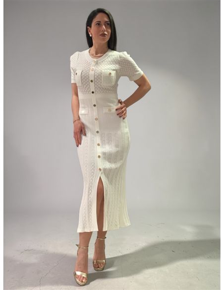 Robe, Textile - Grace, ROBEGRACTEXT-ECRU