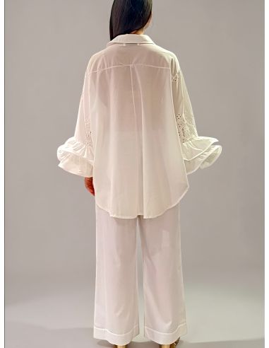 Chemise - Taille Unique, Textile - Gassin, CHEMGASSTEXT-BLANC