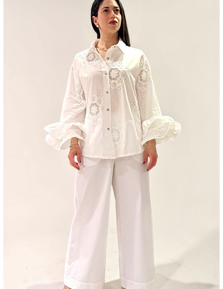 Chemise - Taille Unique, Textile - Gassin, CHEMGASSTEXT-BLANC