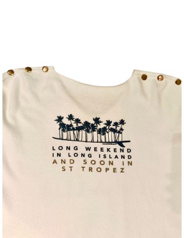 Pull - Taille Unique, New York - Beverly, PULLBEVEN-BLANC