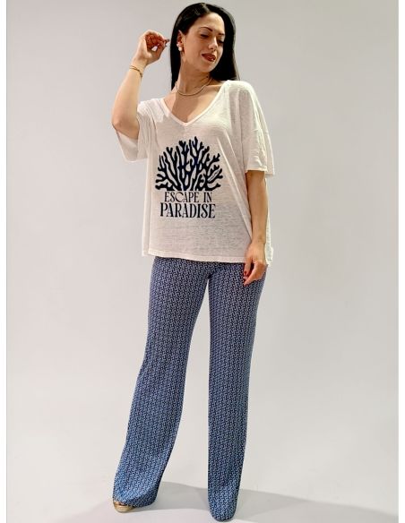 Tee-Shirt - Taille Unique, Escape - Sharon, TSSHARES-BEIGE