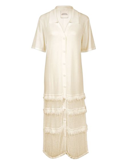 Button-Down Maxi Dress, Maryan Mehlhorn M3213735-776