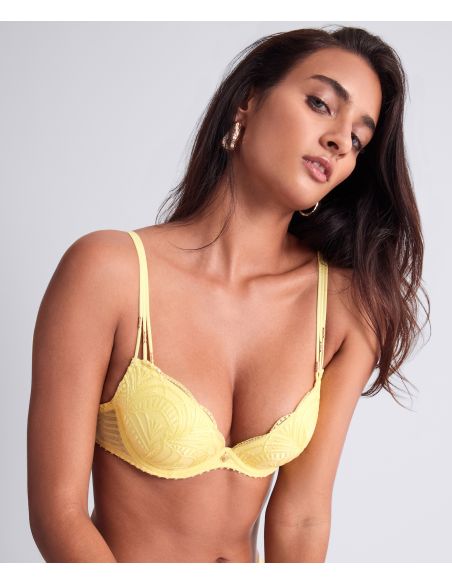 Soutien-Gorge Plunge Coque, Vibes - Lemonade, Aubade 2BN08-LEMA