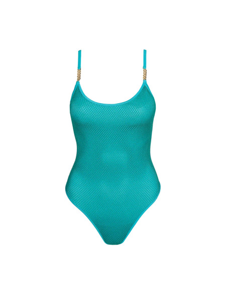 Maillot de Bain 1 Pièce Bateau Rembourré Amovible, Janja, Sarda 3601630-PDO