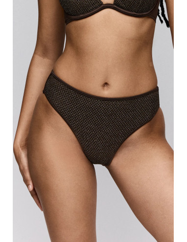 Bas de Maillot de Bain Bikini Slip Taille Haute, Janja, Sarda 3601651-CHO