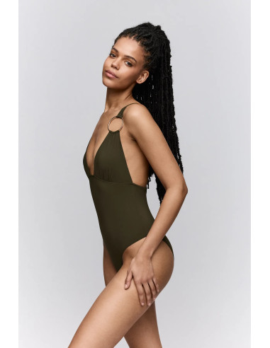 Padded Triangle One-Piece Swimsuit, Lita, Sarda 3600639-OLG