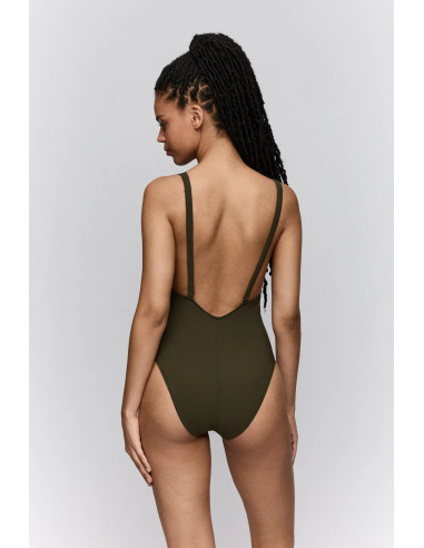 Padded Triangle One-Piece Swimsuit, Lita, Sarda 3600639-OLG