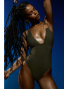 Padded Triangle One-Piece Swimsuit, Lita, Sarda 3600639-OLG