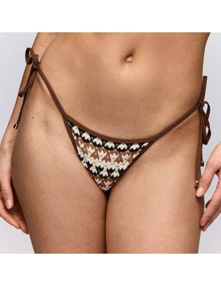 Bas de Maillot de Bain String Spécial, Biles - Sand, Sarda 3601355-SND