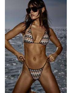 Bas de Maillot de Bain String Spécial, Biles - Sand, Sarda 3601355-SND