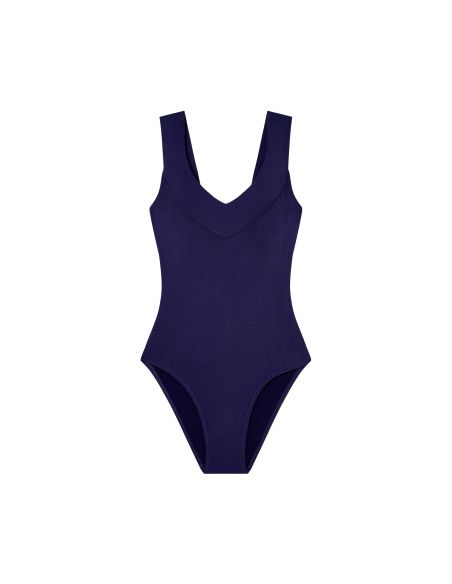 Crossover Back One-Piece Swimsuit, Soya, Pain De Sucre SOYA11-NAVY