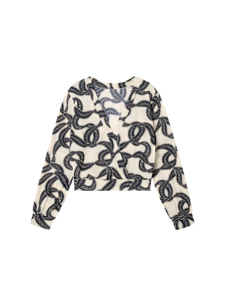 Top Ample en Voile Léger Extensible, Chama, Pain De Sucre CHAMA07