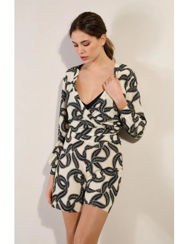 Top Ample en Voile Léger Extensible, Chama, Pain De Sucre CHAMA07