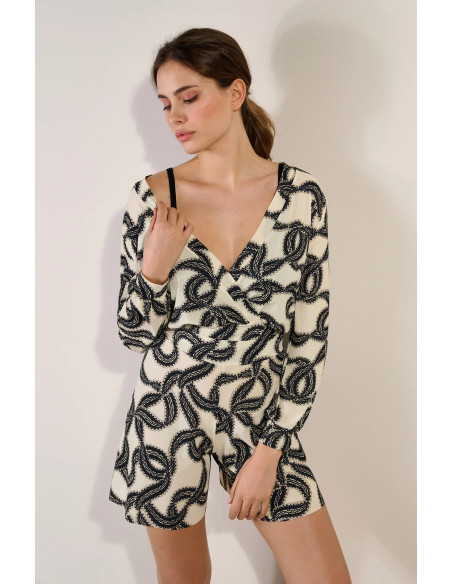 Short Ample Taille Haute Voile Léger Extensible, Stelle, Pain De Sucre STELLE07