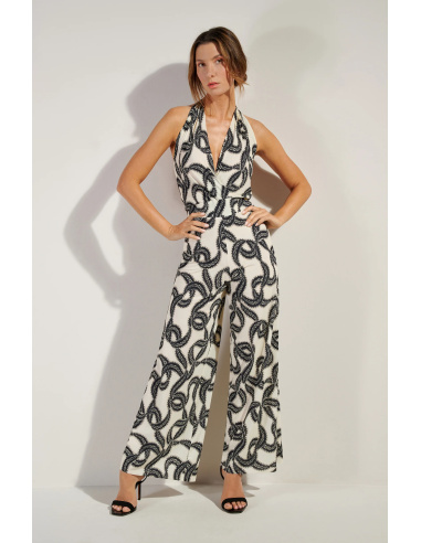 Combinaison-pantalon ample en voile léger extensib, Calin, Pain De Sucre CALIN07