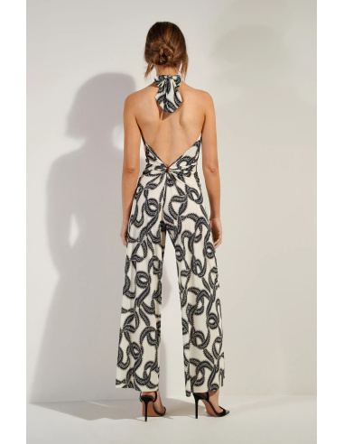 Combinaison-pantalon ample en voile léger extensib, Calin, Pain De Sucre CALIN07