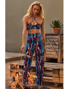 Pantalon Imprimé, Patie Neon, Pain De Sucre PATIE14