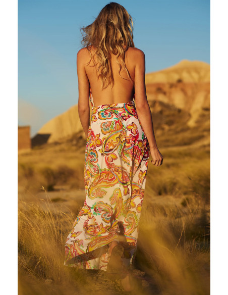 Top Plissé Impr. Paisley, Carla, Pain De Sucre CARLA03