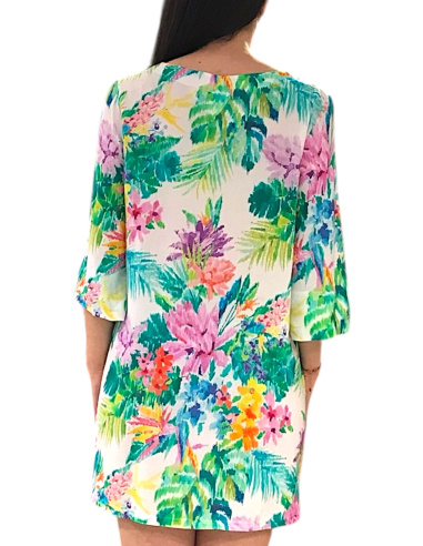 Chemise Manches 3/4 Seti, Maui, Tessy Beachwear T630/0326-01